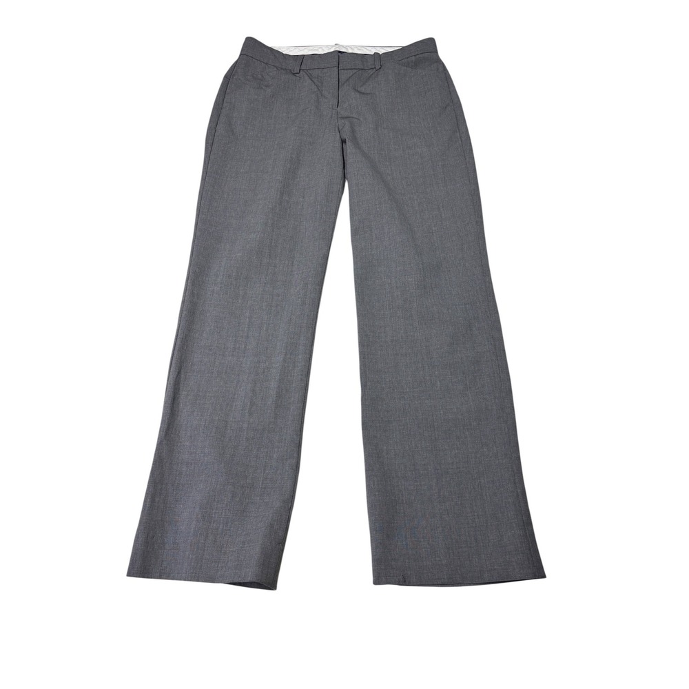 Theory Custom Max 2 Edition Grey Virgin Wool Wide Leg Dress USA Size 0 W28 L27